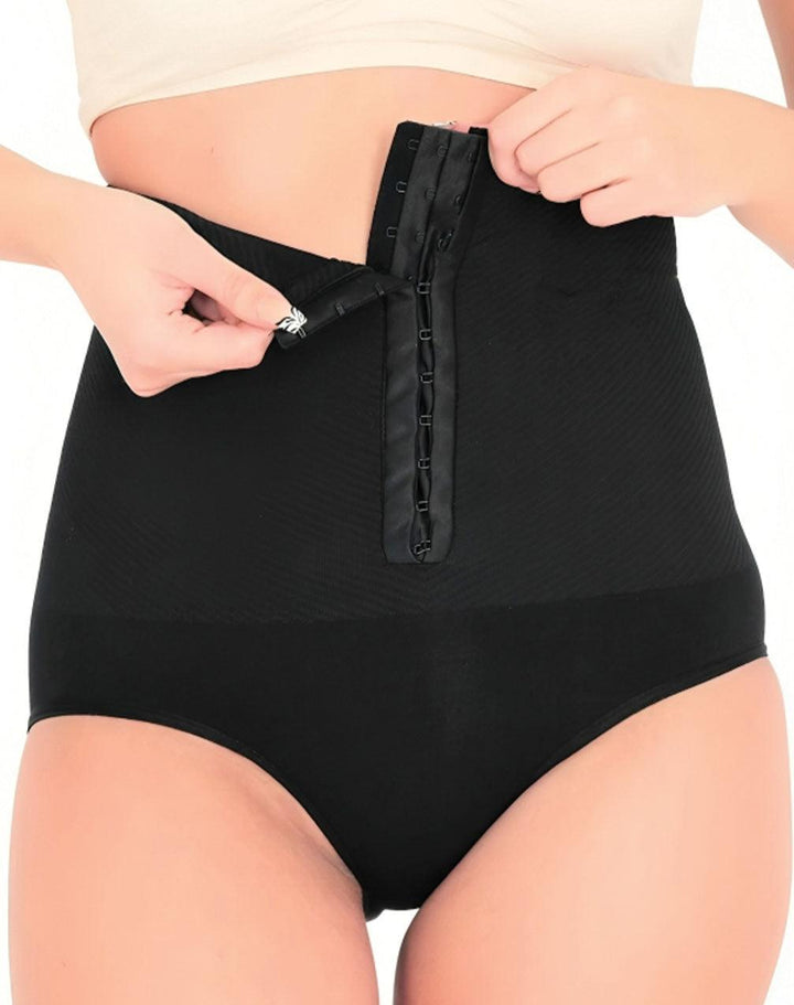 Women's corset high waist laser cut with hooks at the waist - Evareta