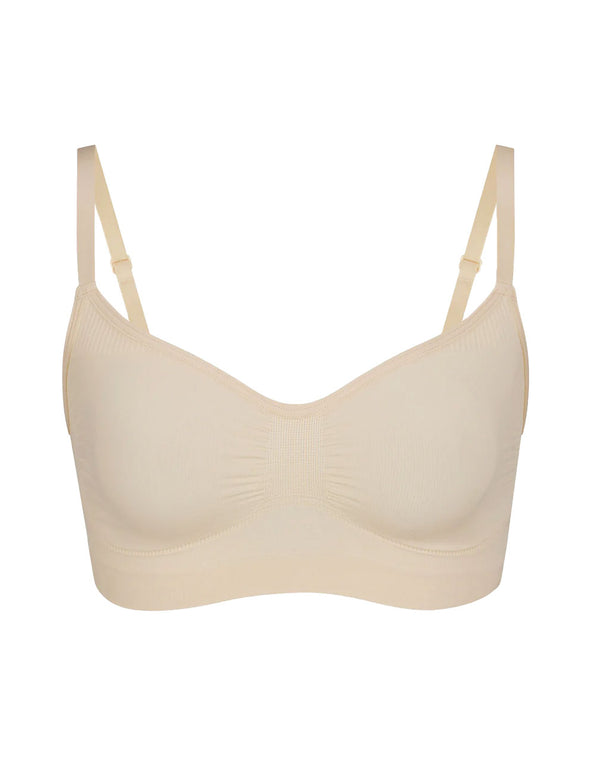 Padded bra with thin strap