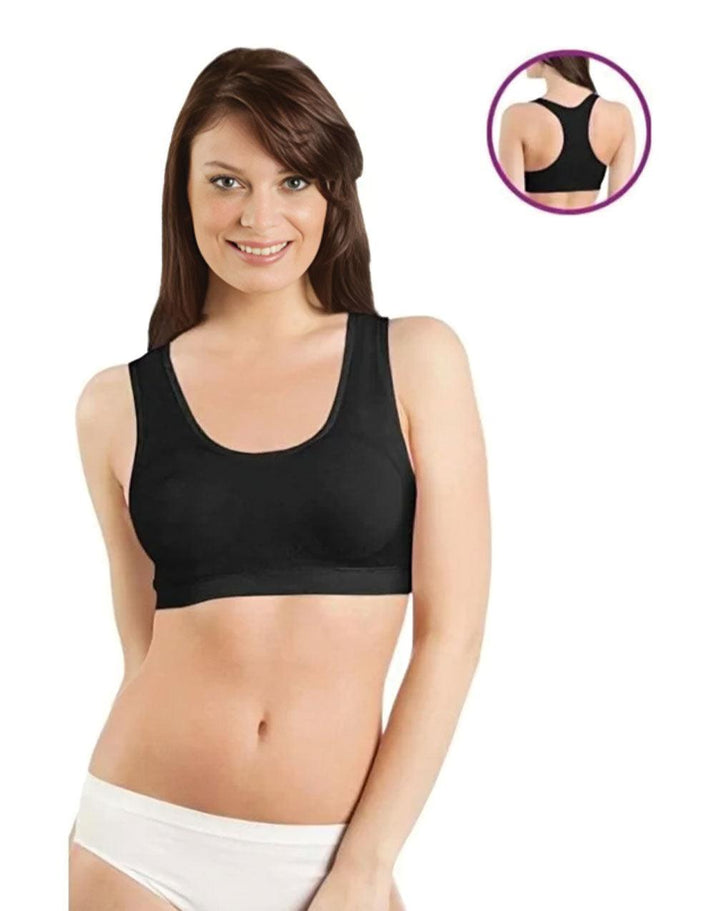 Wide strap padded bra - Evareta