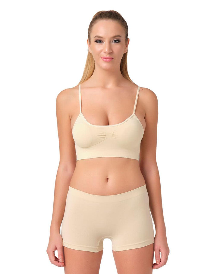 Padded bra with thin strap - Evareta