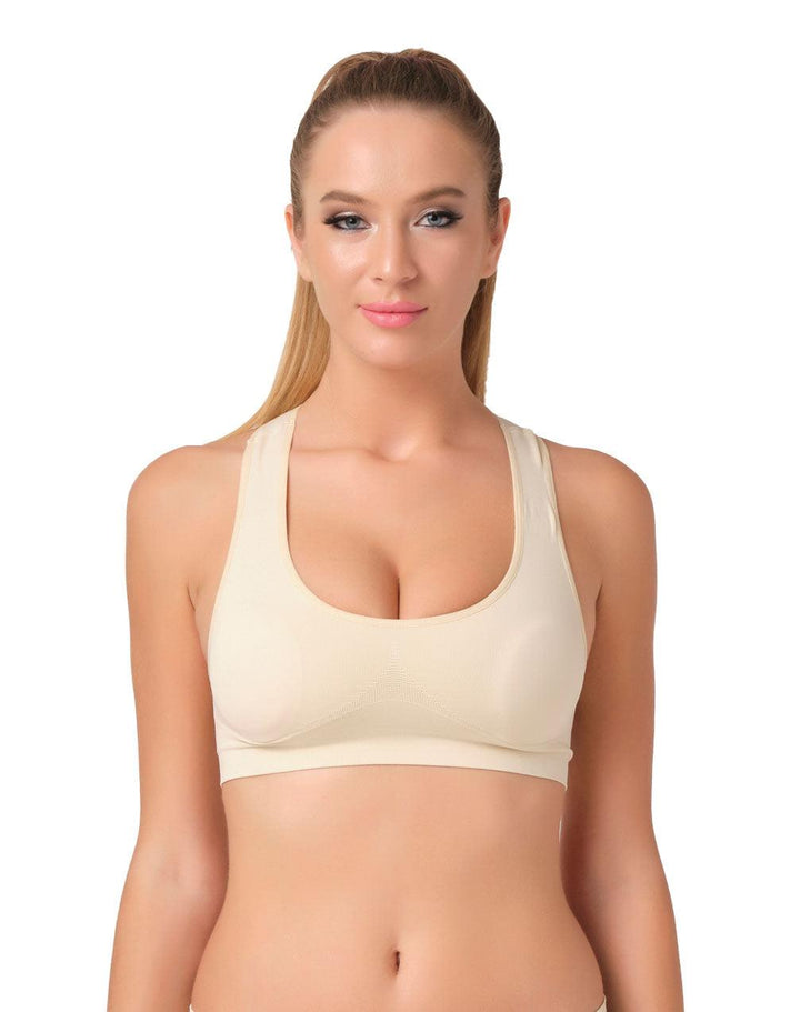 Wide strap padded bra - Evareta